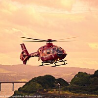 Buy canvas prints of Air ambulance by Cecil Owens