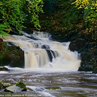 Buy canvas prints of Crumlin waterfall by Cecil Owens