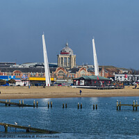 Buy canvas prints of City Beach, Southend on Sea, Essex. by Peter Bolton