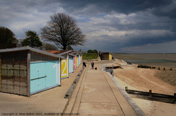 East Beach, Shoeburyness, Essex. Picture Board by Peter Bolton
