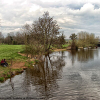Buy canvas prints of River Stour at Dedham, Essex, UK by Peter Bolton