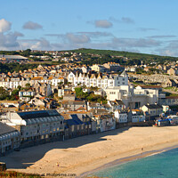 Buy canvas prints of Porthmeor Beach, St Ives, Cornwall, UK. by Peter Bolton