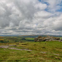Buy canvas prints of Majestic Dartmoor Landscape by Peter Bolton