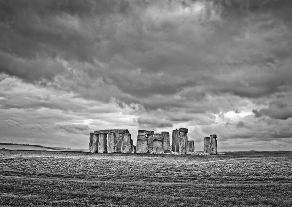 Stonehenge, Wiltshire, UK. Picture Board by Peter Bolton
