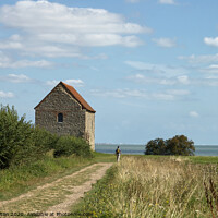 Buy canvas prints of 654AD, Chapel of St. Peter-on-the Wall, Bradwell, Essex, Uk. by Peter Bolton