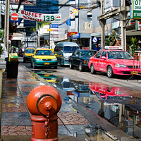 Buy canvas prints of Monsoon Magic in Bangkok by Peter Bolton
