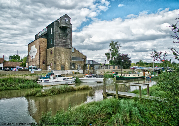 Old mill at Battlesbridge, now an antiques centre, River Crouch in foreground. Picture Board by Peter Bolton