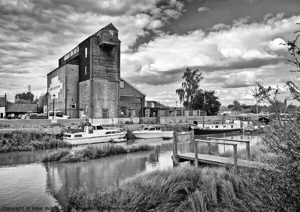 Old mill at Battlesbridge, now an antiques centre, River Crouch in foreground. Picture Board by Peter Bolton