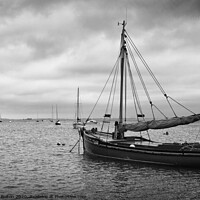Buy canvas prints of 'Endeavour' at anchor. Dunkirk restored 'small ship' at Old Leigh, Essex, UK.  by Peter Bolton