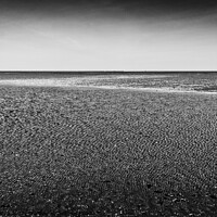 Buy canvas prints of 'Abstract in nature' The Thames Estuary at low tide, Shoeburyness, Essex, UK. by Peter Bolton