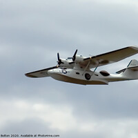 Buy canvas prints of Consolidated  PBY Catalina Flying Boat at Southend on Sea, Essex. by Peter Bolton