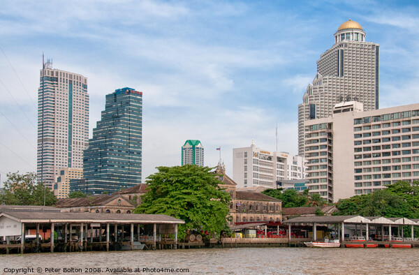 Apartment towers including 'State Tower' (right) in Bangkok, Thailand. Picture Board by Peter Bolton