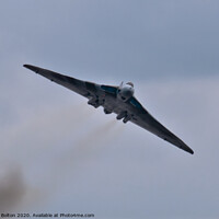 Buy canvas prints of Avro Vulcan Bomber at Southend on Sea, Essex. by Peter Bolton