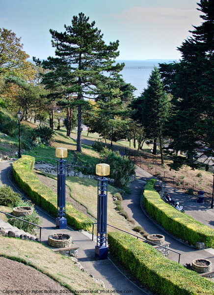 Cliff Gardens, Southend on Sea, Essex, UK. Picture Board by Peter Bolton