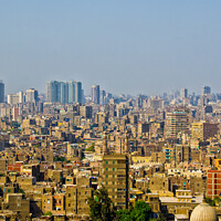 Buy canvas prints of Alexandria city skyline. Egypt. by Peter Bolton