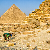 Buy canvas prints of Serenity at the Pyramid by Peter Bolton