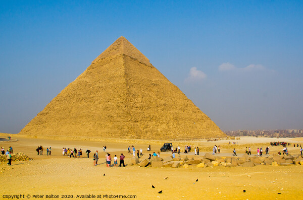 The Pyramid of Khafre, Giza, Egypt. Picture Board by Peter Bolton