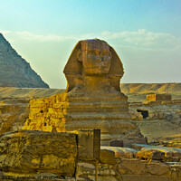 Buy canvas prints of Great Sphinx of Giza, Egypt. by Peter Bolton