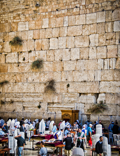 Western Wall, Jerusalem, Israel. Picture Board by Peter Bolton