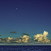 Buy canvas prints of 'After the storm', St.Vincent on the horizon, Caribbean. by Peter Bolton