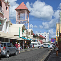 Buy canvas prints of St. John's, Antigua. Caribbean. by Peter Bolton