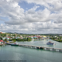 Buy canvas prints of St.John's, Antigua.  by Peter Bolton