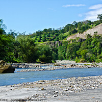 Buy canvas prints of River Layou, Dominica. Caribbean. by Peter Bolton