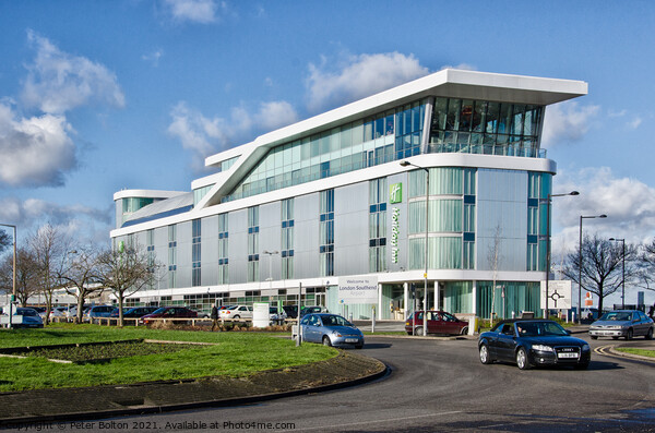 Holiday Inn, Southend Airport, Essex, UK. Picture Board by Peter Bolton