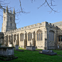 Buy canvas prints of St. Mary's Church, Prittlewell. Southend on Sea. by Peter Bolton