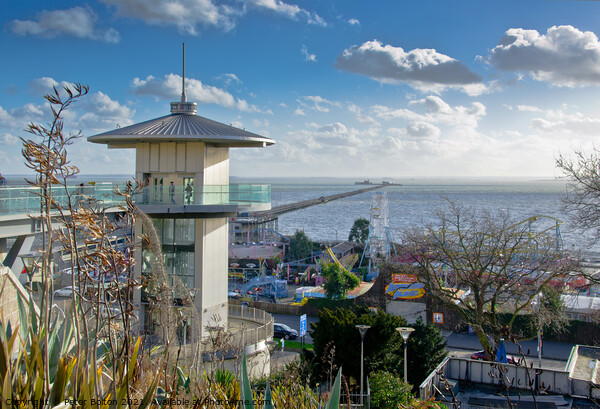Observation tower at Southend on Sea seafront, Essex, UK.  Picture Board by Peter Bolton