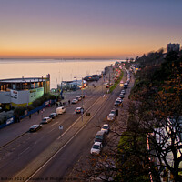 Buy canvas prints of View looking west along the seafront at Southend on Sea. by Peter Bolton