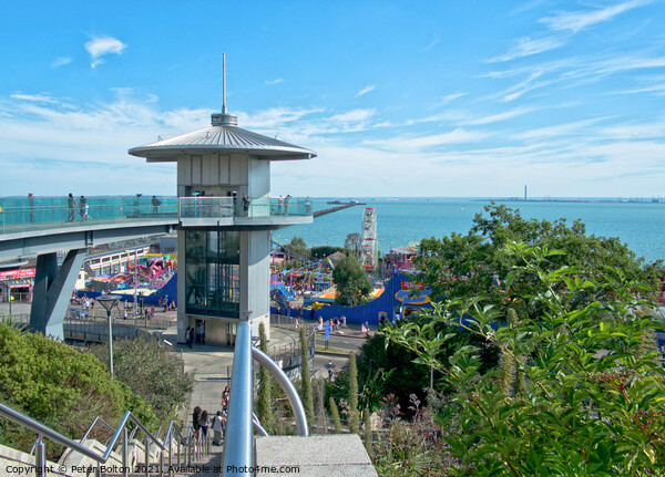 Observation Tower on the seafront at Southend on Sea, Essex. Picture Board by Peter Bolton