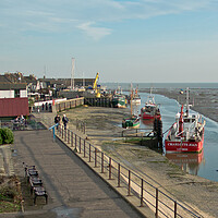Buy canvas prints of Old Leigh fishing village, Leigh on Sea, Essex, UK. by Peter Bolton