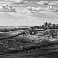 Buy canvas prints of Landscape at Hadleigh in Essex including ruins of Hadleigh Castle by Peter Bolton