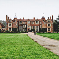 Buy canvas prints of Kentwell Hall, Long Melford, Suffolk, UK by Peter Bolton