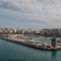 Buy canvas prints of Entrance to the marina, Casablanca, Morocco. by Peter Bolton