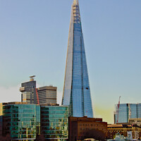 Buy canvas prints of The Shard, London, UK. by Peter Bolton