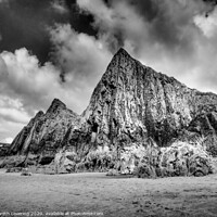 Buy canvas prints of Three Cliffs by Gareth Lovering