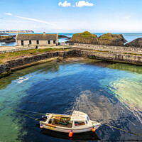 Buy canvas prints of Ballintoy harbour Northern Ireland. by jim Hamilton