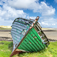 Buy canvas prints of The old boat. by jim Hamilton