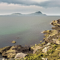 Buy canvas prints of Clare Island from Spanish point by jim Hamilton