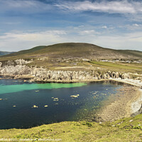Buy canvas prints of White Cliffs, Achill Island by jim Hamilton