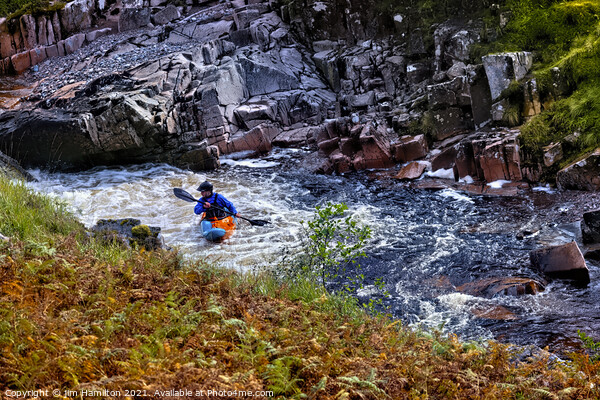 River Etive, Scotland Picture Board by jim Hamilton