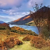 Buy canvas prints of Autumn at Loch Leven by jim Hamilton
