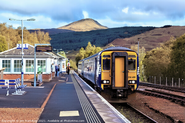Crianlarich station, Scotland Picture Board by jim Hamilton