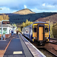 Buy canvas prints of Crianlarich station, Scotland by jim Hamilton