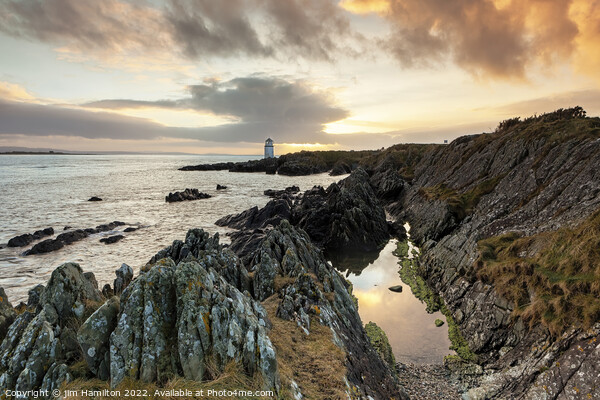 The Warren Lighthouse, Donegal, Ireland Picture Board by jim Hamilton