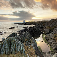 Buy canvas prints of The Warren Lighthouse, Donegal, Ireland by jim Hamilton