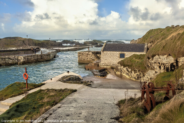 Ballintoy harbour Northern Ireland Picture Board by jim Hamilton