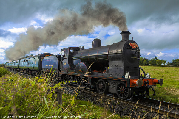 The Majestic Steam Train Journey Picture Board by jim Hamilton